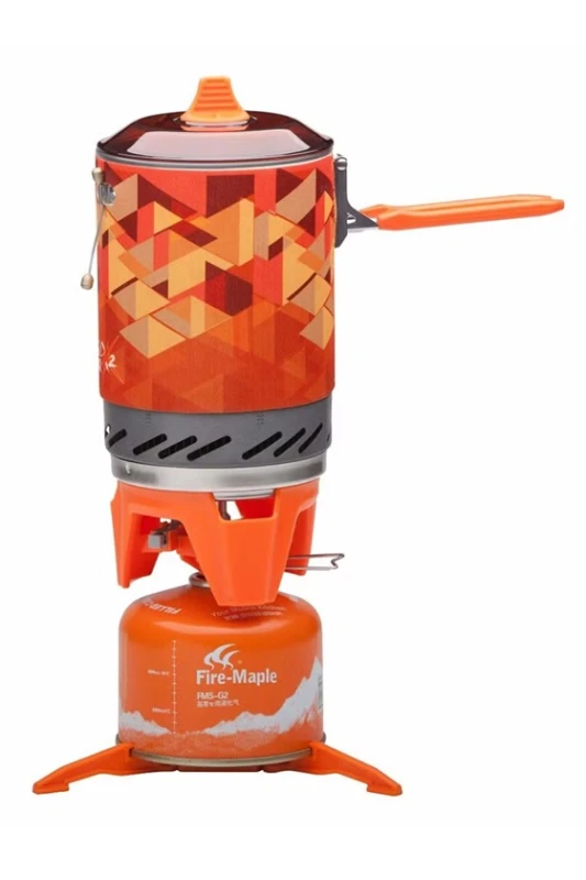 Kuchenka turystyczna, zestaw do gotowania Fire Maple FMS-X2 orange