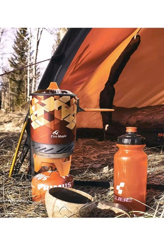 Kuchenka turystyczna, zestaw do gotowania Fire Maple FMS-X2 orange