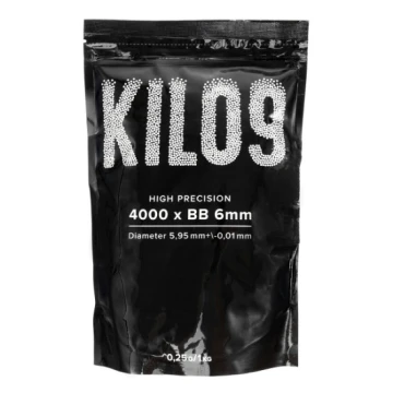 Kulki do ASG 0,25 g 4000 szt. KILO9 1 kg polerowane