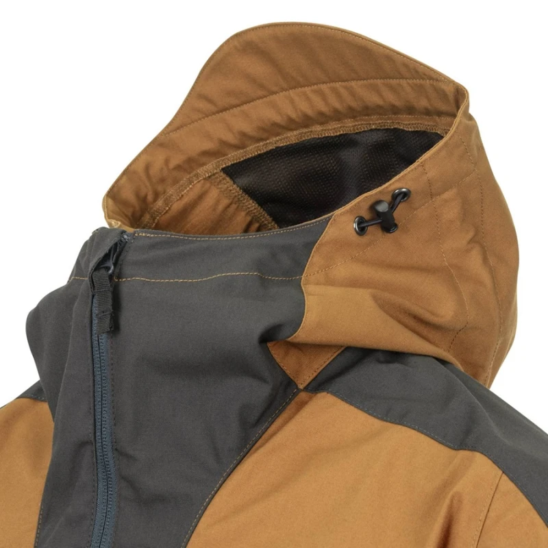 Kurtka Anorak Helikon Woodsman - czarna / taiga green