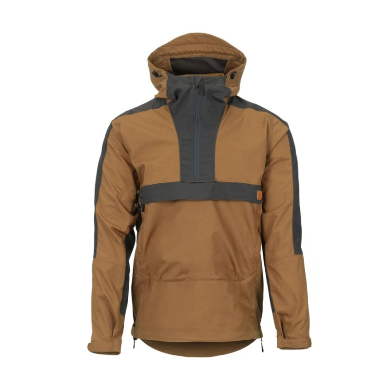 Kurtka Anorak Helikon Woodsman - czarna / taiga green