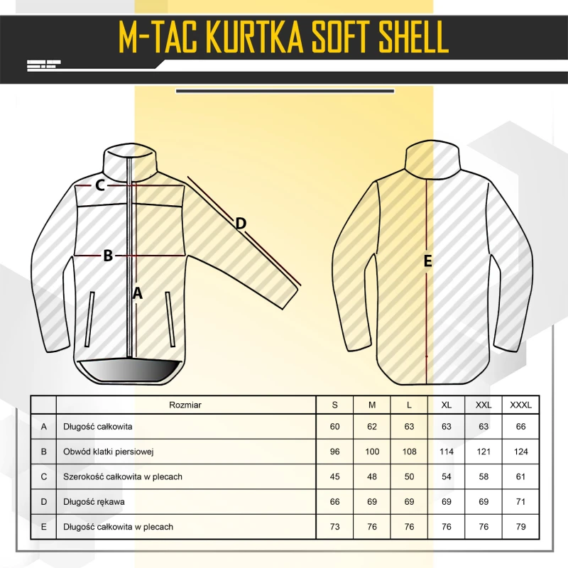 Kurtka Soft Shell ocieplana z kapturem M-Tac 20201002, czarna 