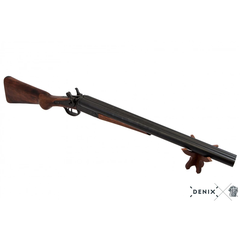 Łamana strzelba kowbojska dwulufowa USA 1881 Denix - replika dekoracyjna