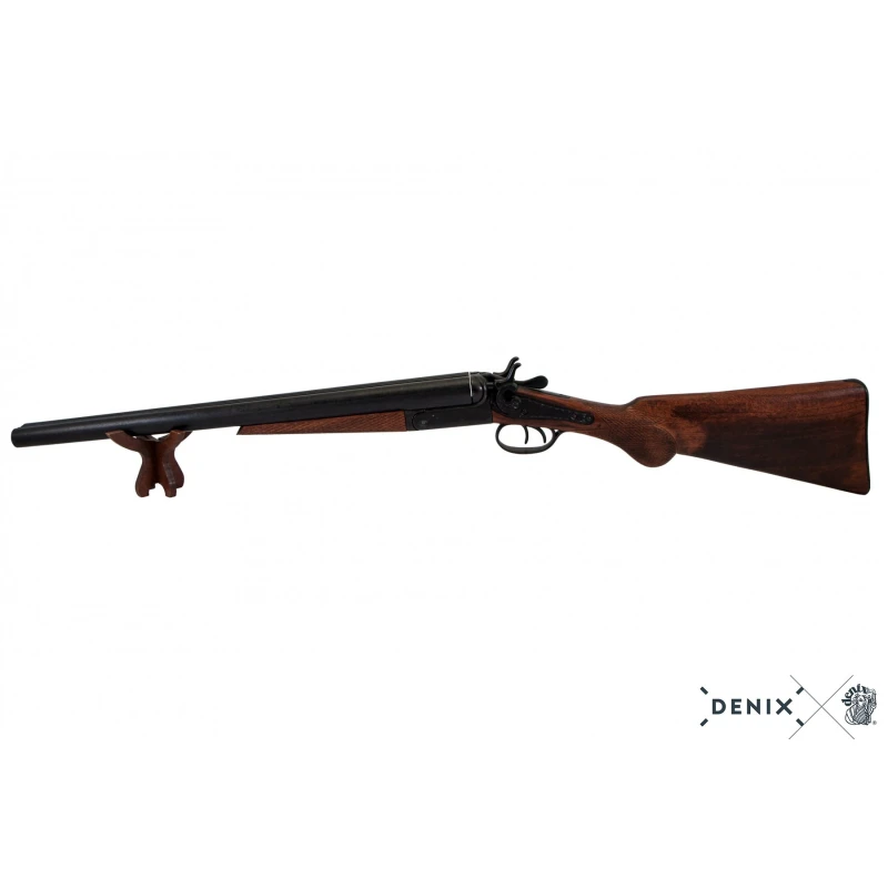 Łamana strzelba kowbojska dwulufowa USA 1881 Denix - replika dekoracyjna