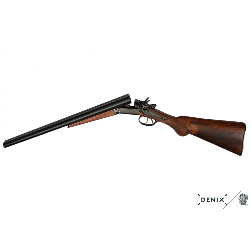 Łamana strzelba kowbojska dwulufowa USA 1881 Denix - replika dekoracyjna