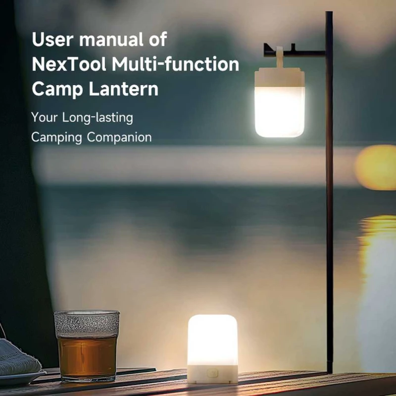 Lampa kempingowa USB-C  NexTool NE20014A różne barwy, 600 lm