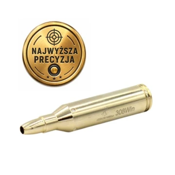 Laser nabój do ustawiania, kalibracji lunety kaliber  .308 Win / .243 Win Extra