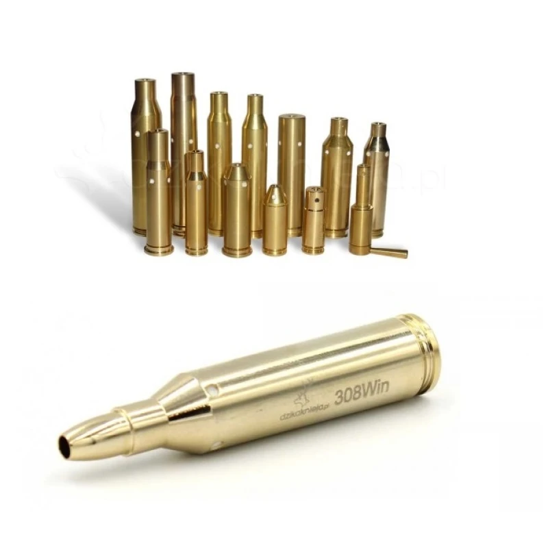 Laser nabój do ustawiania, kalibracji lunety kaliber  .308 Win / .243 Win Extra