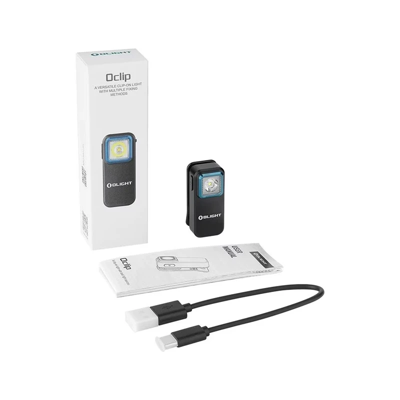 Latarka akumulatorowa Olight Oclip black 300 lm mini USB-C