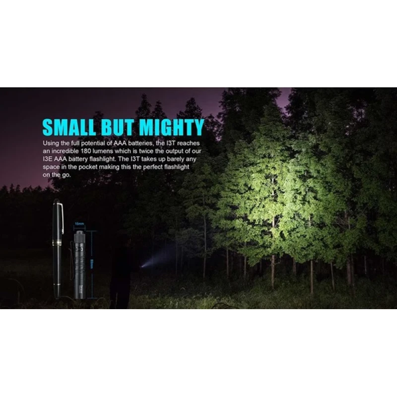 Mała Latarka Olight I3T EOS - 180 lm black AAA