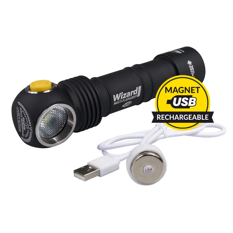 Latarka czołowa ArmyTek XHP50 Wizard PRO Warm Magnet USB 2150lm