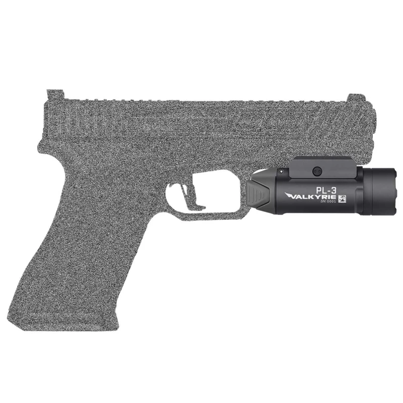 Latarka do broni Olight PL-3 Valkyrie Gunmetal Grey 1300lm 