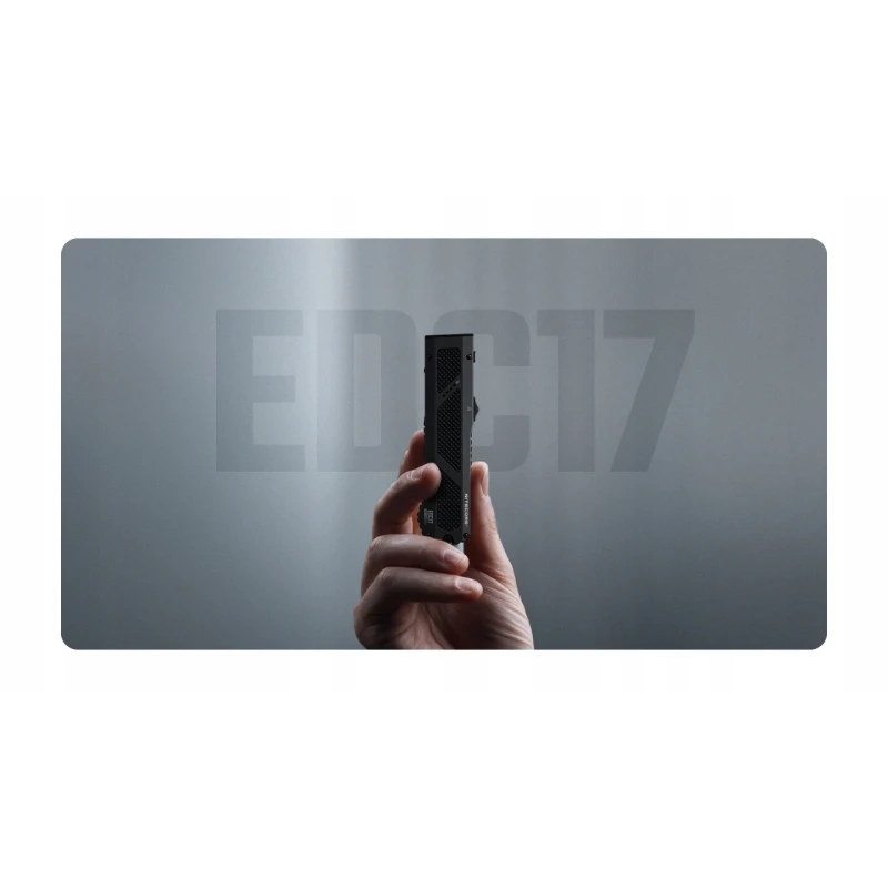 Latarka Nitecore EDC17 1500 lm, ultrafiolet, zielony laser kl.1 USB-C