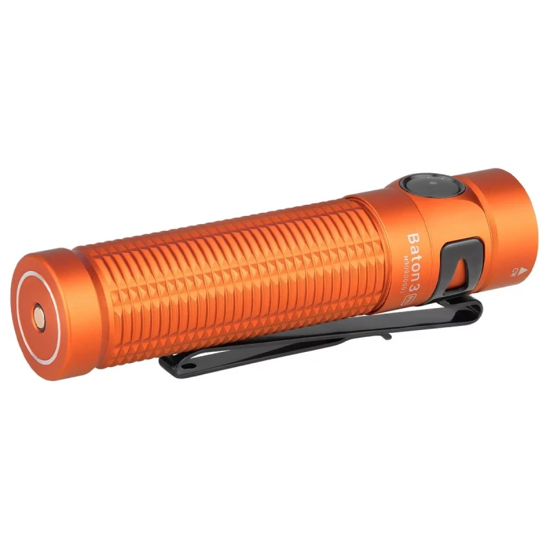 Latarka Olight Baton 3 Pro Cool White Orange akumulatorowa