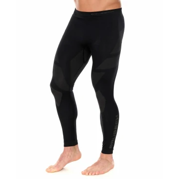 Legginsy termiczne Brubeck DRY czarne LE11860, wyprzedaż