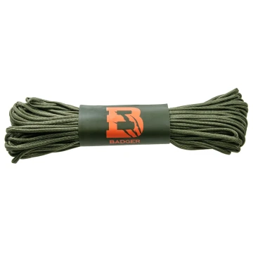 Linka Paracord spadochronowa Badger Outdoor 550 zielona 30m