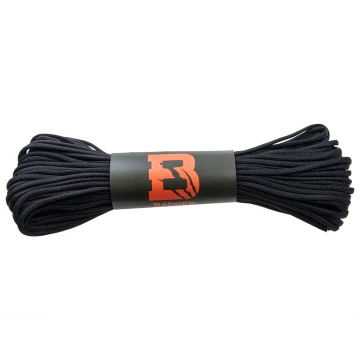 Linka Paracord spadochronowa Badger Outdoor 550 czarna 30m