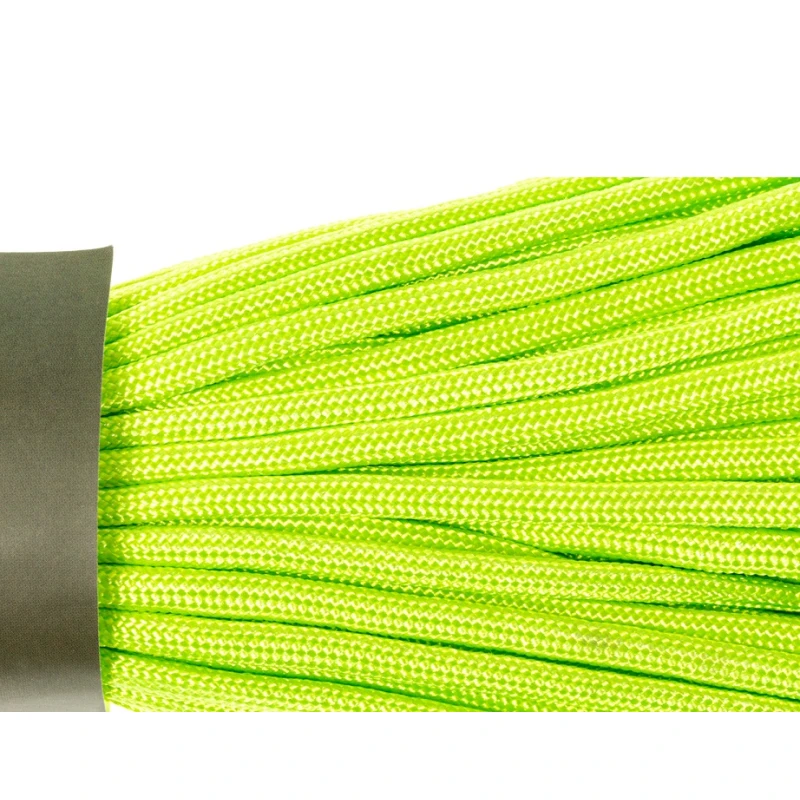 Linka Paracord spadochronowa Badger Outdoor 550 neon yellow 30m