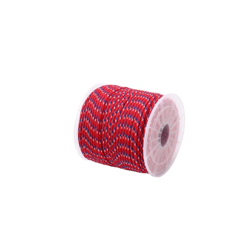 Linka pleciona 5 mm x 100 m KD11026 czerwona