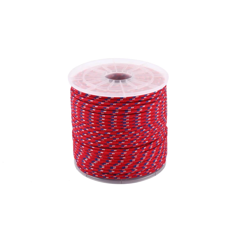 Linka pleciona 5 mm x 100 m KD11026 czerwona