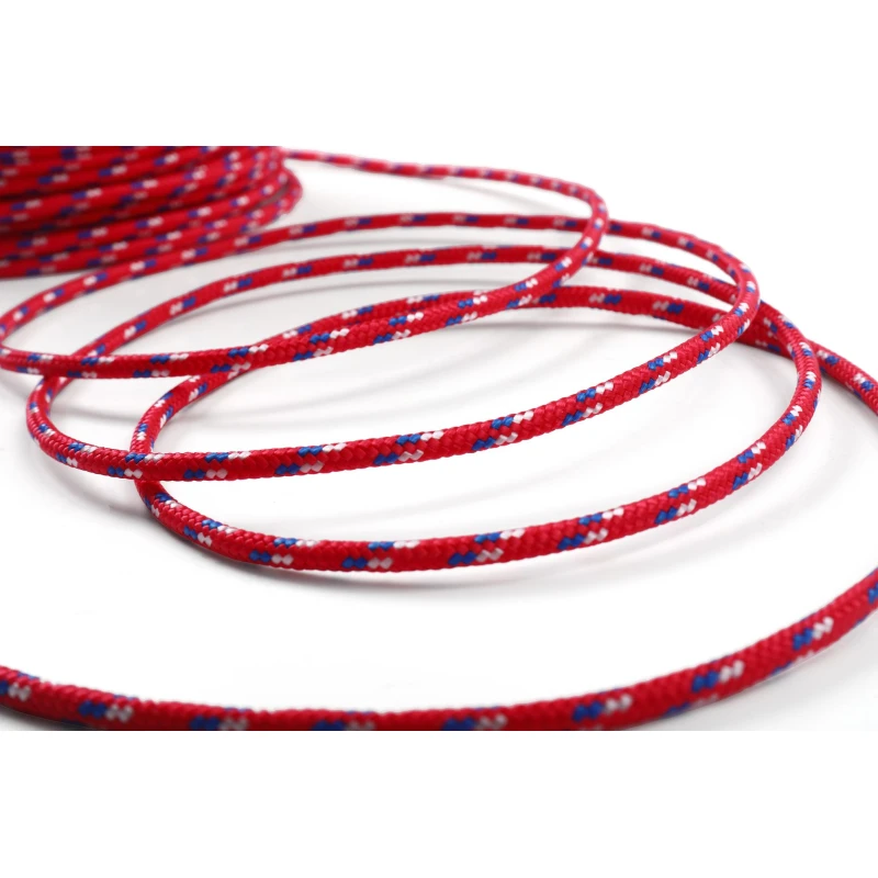Linka pleciona 5 mm x 100 m KD11026 czerwona