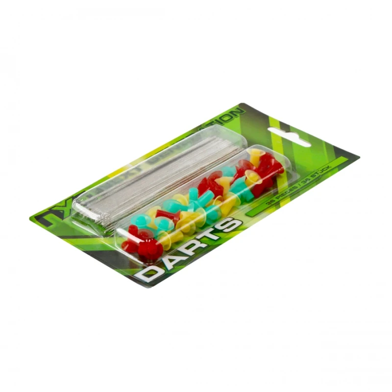 Lotki do dmuchawki NXG Blowgun 36 szt. kolorowe, ostry grot