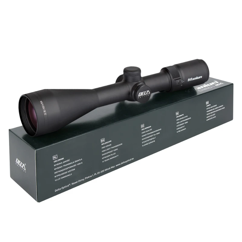 Luneta celownicza Delta Optical Titanium 2,5-10x56 HD 4A S, 2022