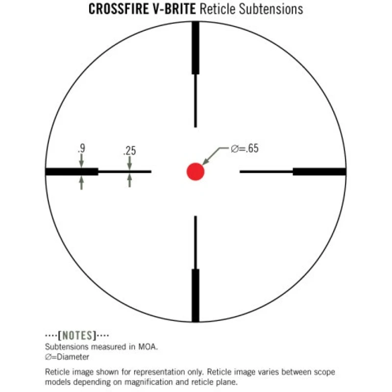 Luneta celownicza Vortex Crossfire II 3-9x50 1" V-brite