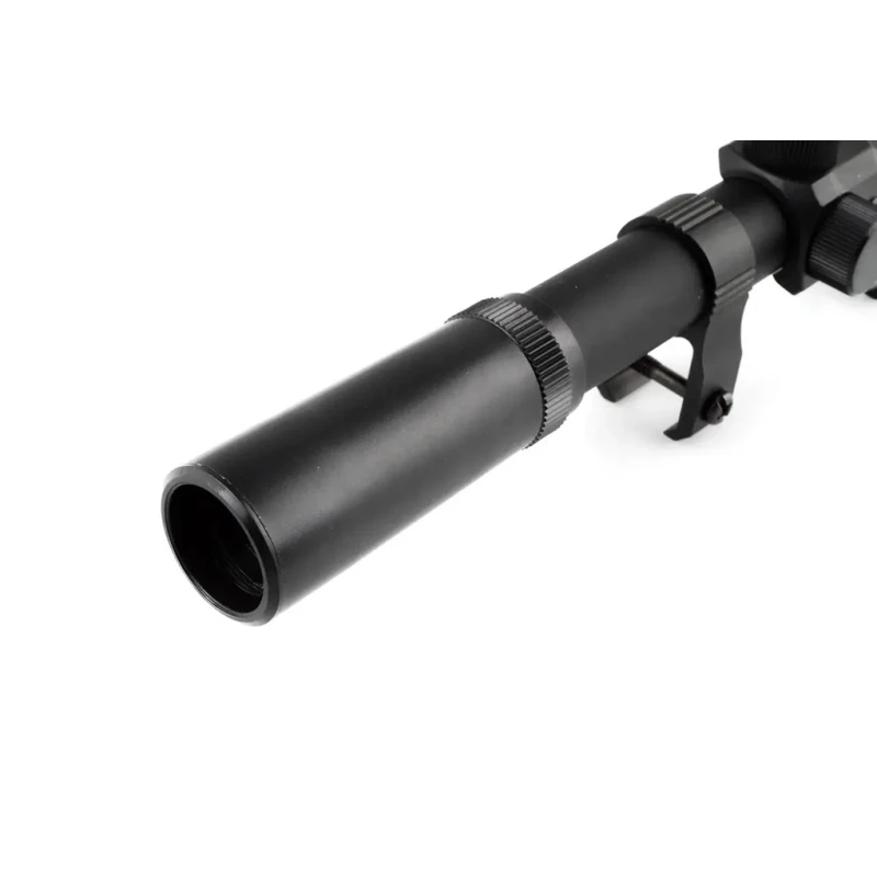 Luneta celownicza Westsnipe 4×28 krzyż celowniczy + montaż wysoki