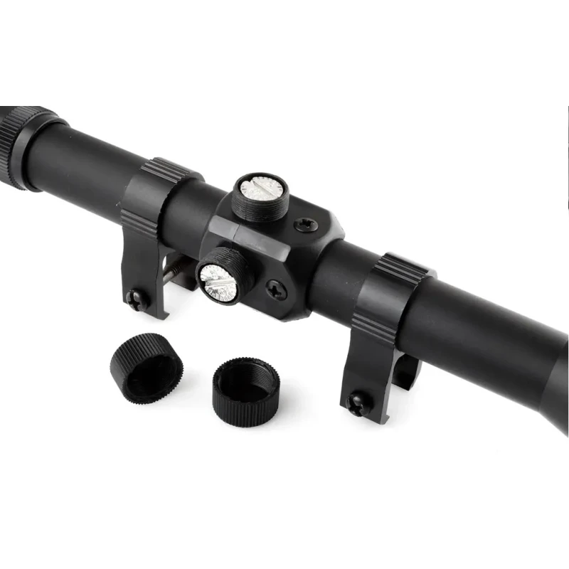 Luneta celownicza Westsnipe 4×28 krzyż celowniczy + montaż wysoki