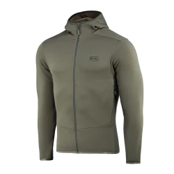 Bluza wojskowa rozpinana M-Tac Shadow Fleece Polartec olive z kapturem, wyprzedaż