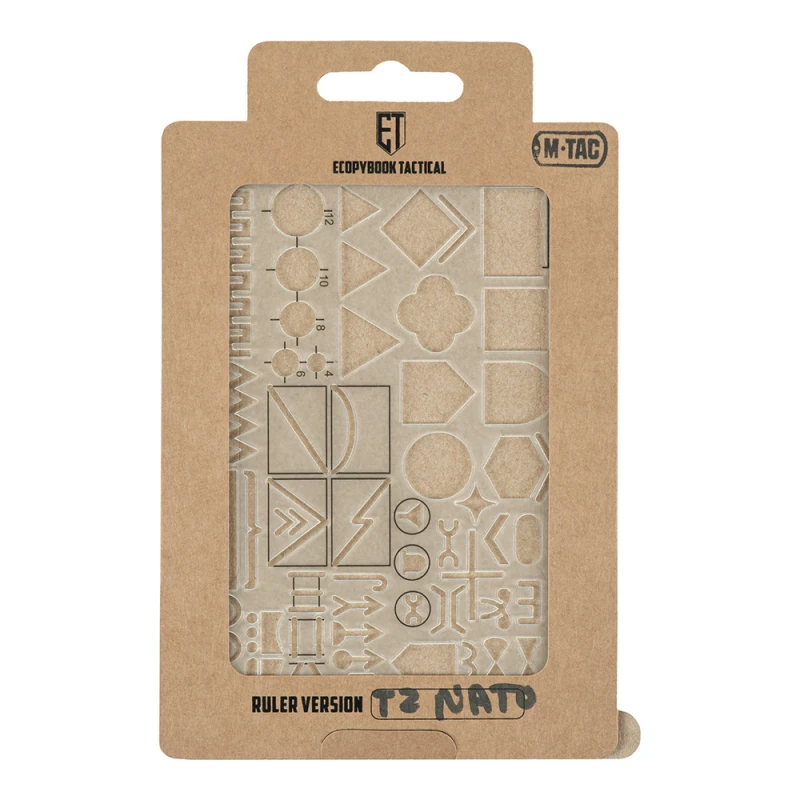 M-Tac Ecopybook Tactical Linijka Taktyczna TZ NATO 14,5 × 10,5 cm