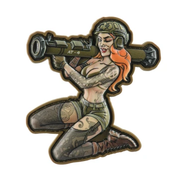 M-Tac naszywka Tactical girl #10 PVC emblemat rzep Skandinavik pin-up