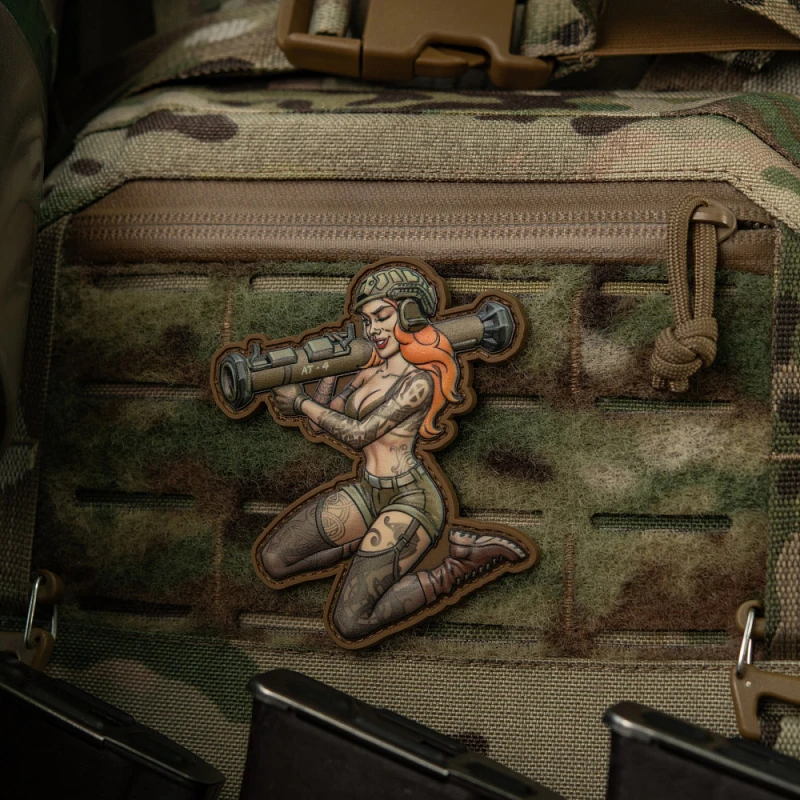 M-Tac naszywka Tactical girl #10 PVC emblemat rzep Skandinavik pin-up