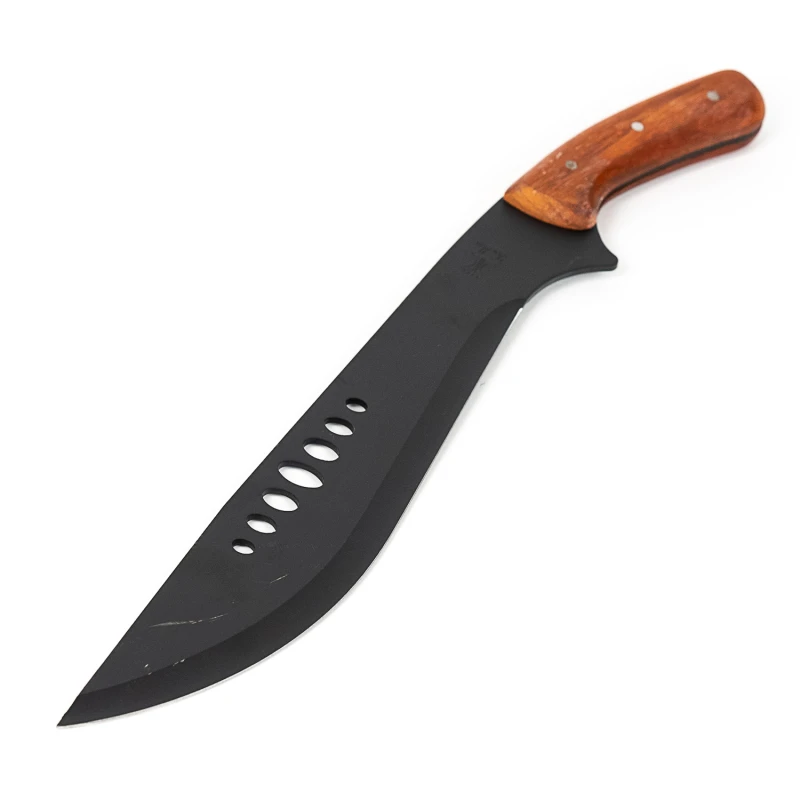 Maczeta Kukri w pokrowcu, czarna, ostrze 34 cm