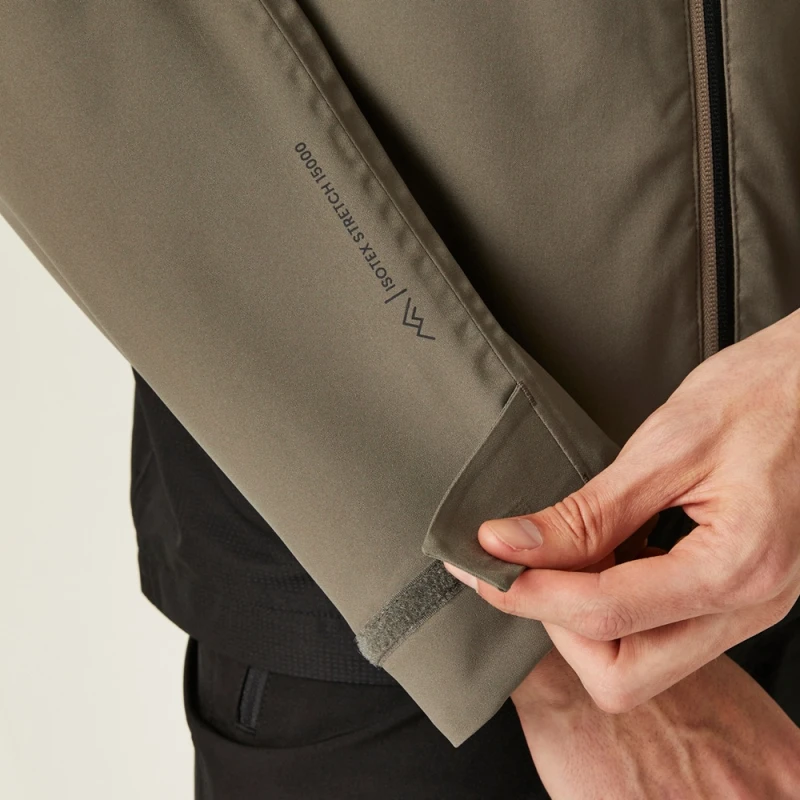 Męska kurtka Regatta przeciwdeszczowa Highton IV Stretch brąz