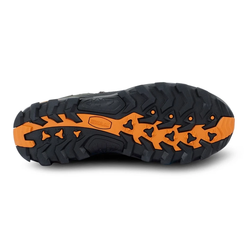 Męskie buty trekkingowe Regatta Samaris III Zielone górskie obuwie z membraną RMF834