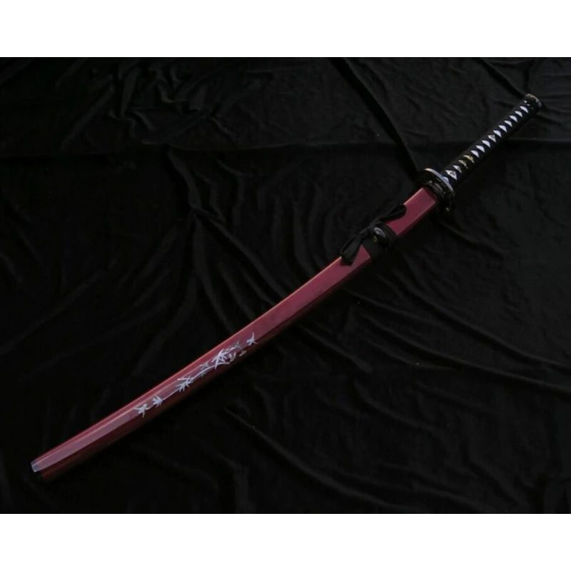 Miecz samurajski katana 6KM18-410RD do treningu cięć + stojak