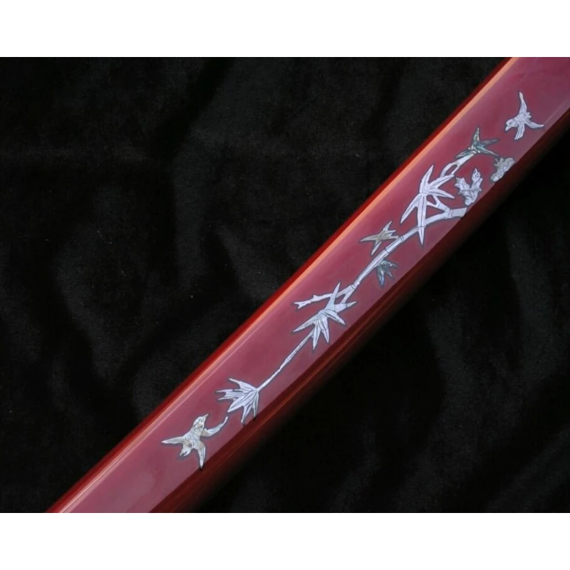 Miecz samurajski katana 6KM18-410RD do treningu cięć + stojak