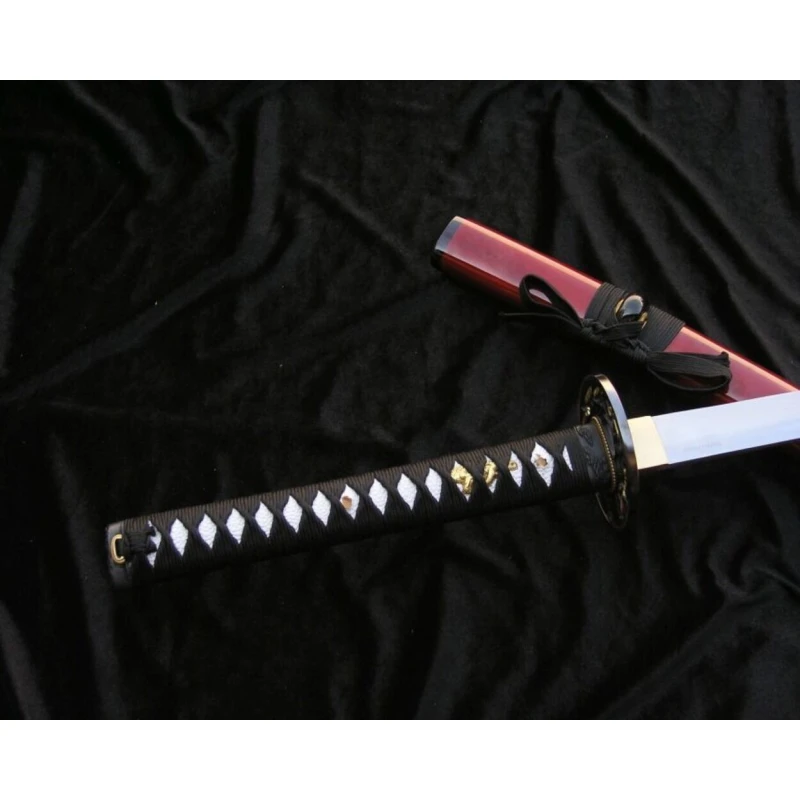 Miecz samurajski katana 6KM18-410RD do treningu cięć + stojak