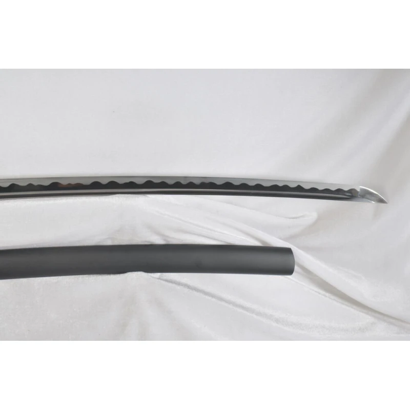 Kuty, ostry Miecz samurajski Katana, Stal 1060, R874 + stojak