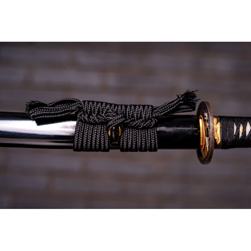 Miecz samurajski Katana stal T10 kuta, hartowana różnicowo gliną 62 HRC No.4