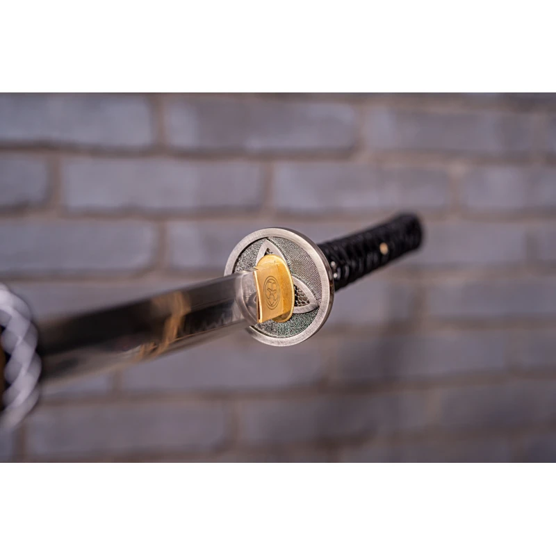 Miecz samurajski Katana stal T10 kuta, hartowana różnicowo gliną 62 HRC No.6