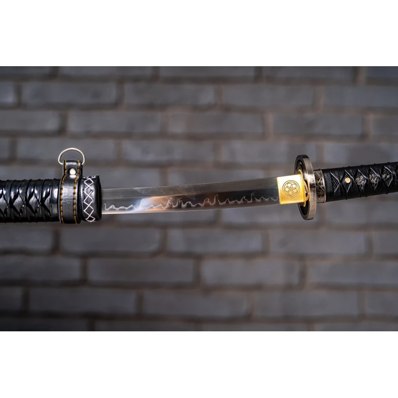 Miecz samurajski Katana stal T10 kuta, hartowana różnicowo gliną 62 HRC No.6