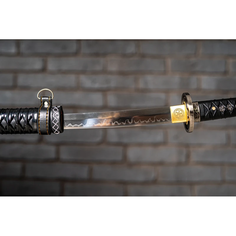 Miecz samurajski Katana stal T10 kuta, hartowana różnicowo gliną 62 HRC No.6