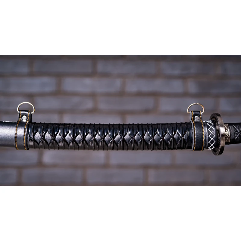 Miecz samurajski Katana stal T10 kuta, hartowana różnicowo gliną 62 HRC No.6