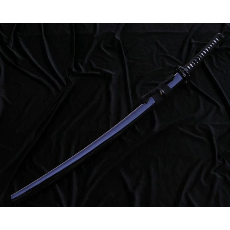 Miecz samurajski ostry, katana 5KN5-420 do treningu cięć + stojak