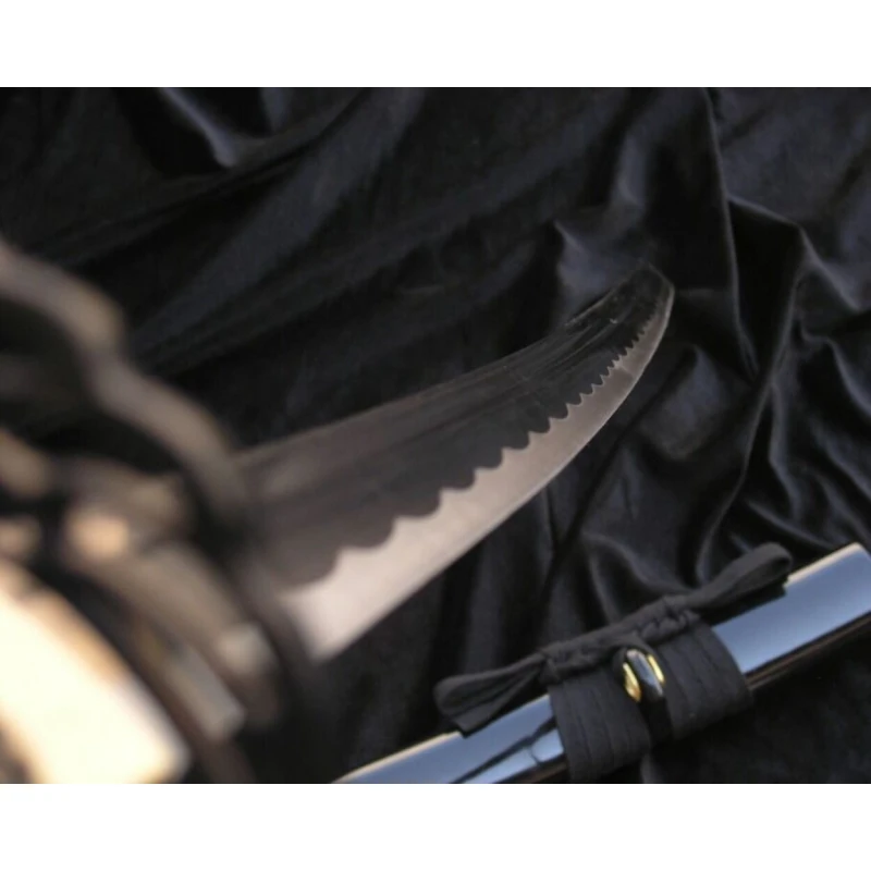 Miecz samurajski ostry, katana 5KN5-420 do treningu cięć + stojak