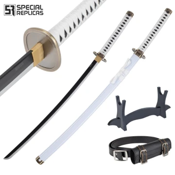 Miecz samurajski Roronoa Zoro Wado Lchimonji One Piece JT10512 drewniana katana