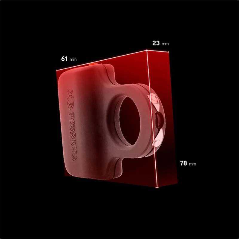 Mini Paralizator skryty w ręce, dyskretny USB Piranha Ring Shocker 2 mln V